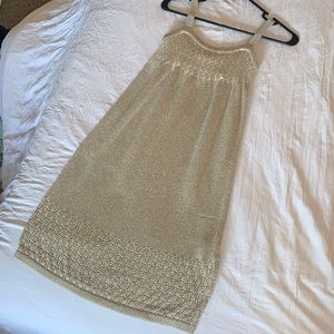 Gap Kids Gold Cream Dress
